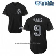 Camiseta Beisbol Hombre New York Yankees Roger Maris 9 Negro Fashion Cool Base