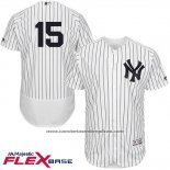 Camiseta Beisbol Hombre New York Yankees Thurman Munson Blanco Flex Base Autentico Collection