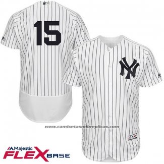 Camiseta Beisbol Hombre New York Yankees Thurman Munson Blanco Flex Base Autentico Collection