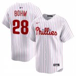 Camiseta Beisbol Hombre Philadelphia Phillies Alec Bohm Alterno Limited Blanco