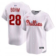 Camiseta Beisbol Hombre Philadelphia Phillies Alec Bohm Alterno Limited Blanco