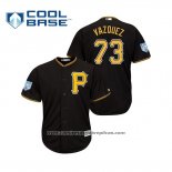 Camiseta Beisbol Hombre Pittsburgh Pirates Felipe Vazquez Cool Base 2019 Negro