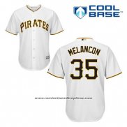 Camiseta Beisbol Hombre Pittsburgh Pirates Mark Melancon 35 Blanco Primera Cool Base