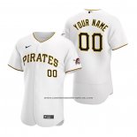 Camiseta Beisbol Hombre Pittsburgh Pirates Personalizada Autentico Primera Blanco