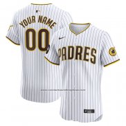 Camiseta Beisbol Hombre San Diego Padres Elite Primera Personalizada Blanco