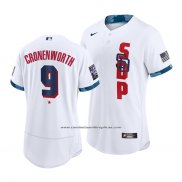 Camiseta Beisbol Hombre San Diego Padres Jake Cronenworth 2021 All Star Autentico Blanco