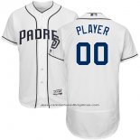 Camiseta Beisbol Hombre San Diego Padres Personalizada Blanco