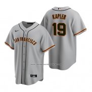 Camiseta Beisbol Hombre San Francisco Giants Gabe Kapler Replica Road Gris