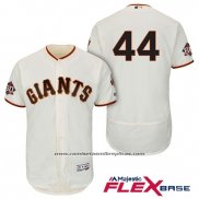 Camiseta Beisbol Hombre San Francisco Giants Jake Peavy Crema Primera Flex Base