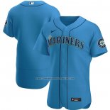 Camiseta Beisbol Hombre Seattle Mariners Alterno Autentico Azul