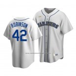 Camiseta Beisbol Hombre Seattle Mariners Jackie Robinson Cooperstown Collection Primera Blanco