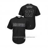 Camiseta Beisbol Hombre Seattle Mariners Ryon Healy 2019 Players Weekend Replica Negro