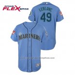 Camiseta Beisbol Hombre Seattle Mariners Wade Leblanc 2019 Entrenamiento de Primavera Flex Base Azul