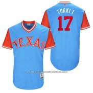 Camiseta Beisbol Hombre Texas Rangers 2017 Little League World Series Shin Soo Choo Azul