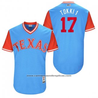 Camiseta Beisbol Hombre Texas Rangers 2017 Little League World Series Shin Soo Choo Azul