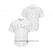 Camiseta Beisbol Hombre Texas Rangers Isiah Kiner Falefa 2019 Players Weekend Replica Blanco