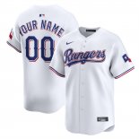 Camiseta Beisbol Hombre Texas Rangers Limited Personalizada Blanco