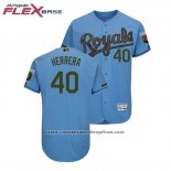 Camiseta Beisbol Hombre Toronto Blue Jays Kelvin Herrera 2018 Dia de los Caidos Flex Base Azul