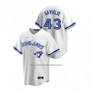 Camiseta Beisbol Hombre Toronto Blue Jays Sam Gaviglio Cooperstown Collection Primera Blanco