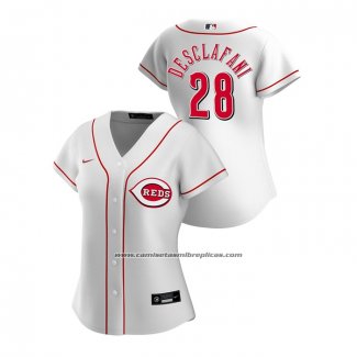 Camiseta Beisbol Mujer Cincinnati Reds Anthony Desclafani 2020 Replica Primera Blanco