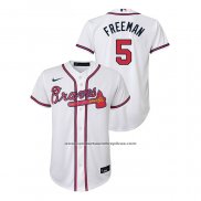 Camiseta Beisbol Nino Atlanta Braves Freddie Freeman Replica Primera Blanco