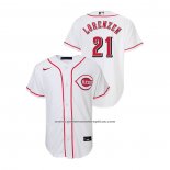 Camiseta Beisbol Nino Cincinnati Reds Michael Lorenzen Replica Primera Blanco
