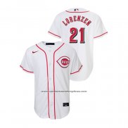 Camiseta Beisbol Nino Cincinnati Reds Michael Lorenzen Replica Primera Blanco