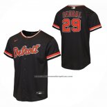 Camiseta Beisbol Nino Detroit Tigers Tarik Skubal Alterno Replica Azul