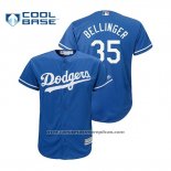 Camiseta Beisbol Nino Los Angeles Dodgers Cody Bellinger Cool Base Alterno Azul