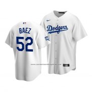 Camiseta Beisbol Nino Los Angeles Dodgers Pedro Baez 2020 Primera Replica Blanco