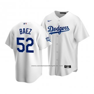 Camiseta Beisbol Nino Los Angeles Dodgers Pedro Baez 2020 Primera Replica Blanco
