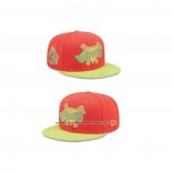 Gorra Los Angeles Angels Lava Highlighter Combo Naranja Verde