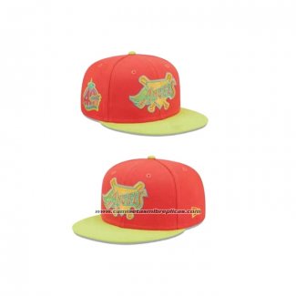 Gorra Los Angeles Angels Lava Highlighter Combo Naranja Verde