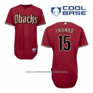 Camiseta Beisbol Hombre Arizona Diamondbacks 15 Mark Trumbo Rojo Alterno Cool Base