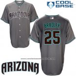 Camiseta Beisbol Hombre Arizona Diamondbacks 25 Archie Bradley Cool Base Gris