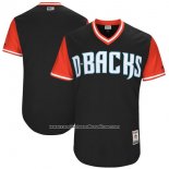 Camiseta Beisbol Hombre Arizona Diamondbacks Players Weekend 2017 Personalizada Negro