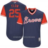 Camiseta Beisbol Hombre Atlanta Braves 2017 Little League World Series 25 Tyler Flowers Azul