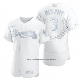 Camiseta Beisbol Hombre Atlanta Braves Dale Murphy Awards Collection NL MVP Blanco