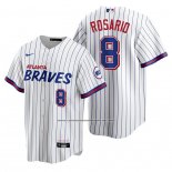 Camiseta Beisbol Hombre Atlanta Braves Eddie Rosario Replica 2021 City Connect Blanco