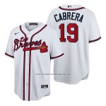 Camiseta Beisbol Hombre Atlanta Braves Francisco Cabrera Hispanic Heritage Autentico Blanco Camiseta Beisbol Hombre Atlanta Braves Francisco Cabrera Hispanic Heritage Autentico Blanco