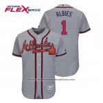 Camiseta Beisbol Hombre Atlanta Braves Ozzie Albies Flex Base Autentico Collezione Road 2019 Gris Camiseta Beisbol Hombre Atlanta Braves Ozzie Albies Flex Base Autentico Collezione Road 2019 Gris