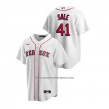 Camiseta Beisbol Hombre Boston Red Sox Chris Sale Replica Primera Blanco