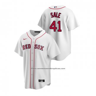 Camiseta Beisbol Hombre Boston Red Sox Chris Sale Replica Primera Blanco