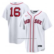 Camiseta Beisbol Hombre Boston Red Sox Jarren Duran Primera Replica Blanco1
