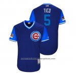 Camiseta Beisbol Hombre Chicago Cubs Albert Almora 2018 LLWS Players Weekend Tico Azul Camiseta Beisbol Hombre Chicago Cubs Albert Almora 2018 LLWS Players Weekend Tico Azul