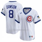 Camiseta Beisbol Hombre Chicago Cubs Andre Dawson Throwback Cooperstown Collection Limited Blanco