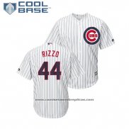 Camiseta Beisbol Hombre Chicago Cubs Anthony Rizzo 2018 Stars & Stripes Cool Base Blanco