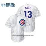 Camiseta Beisbol Hombre Chicago Cubs David Bote Cool Base Primera Blanco