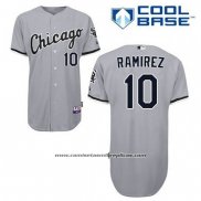 Camiseta Beisbol Hombre Chicago White Sox 10 Alexei Ramirez Gris Cool Base