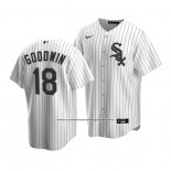 Camiseta Beisbol Hombre Chicago White Sox Brian Goodwin Replica Blanco